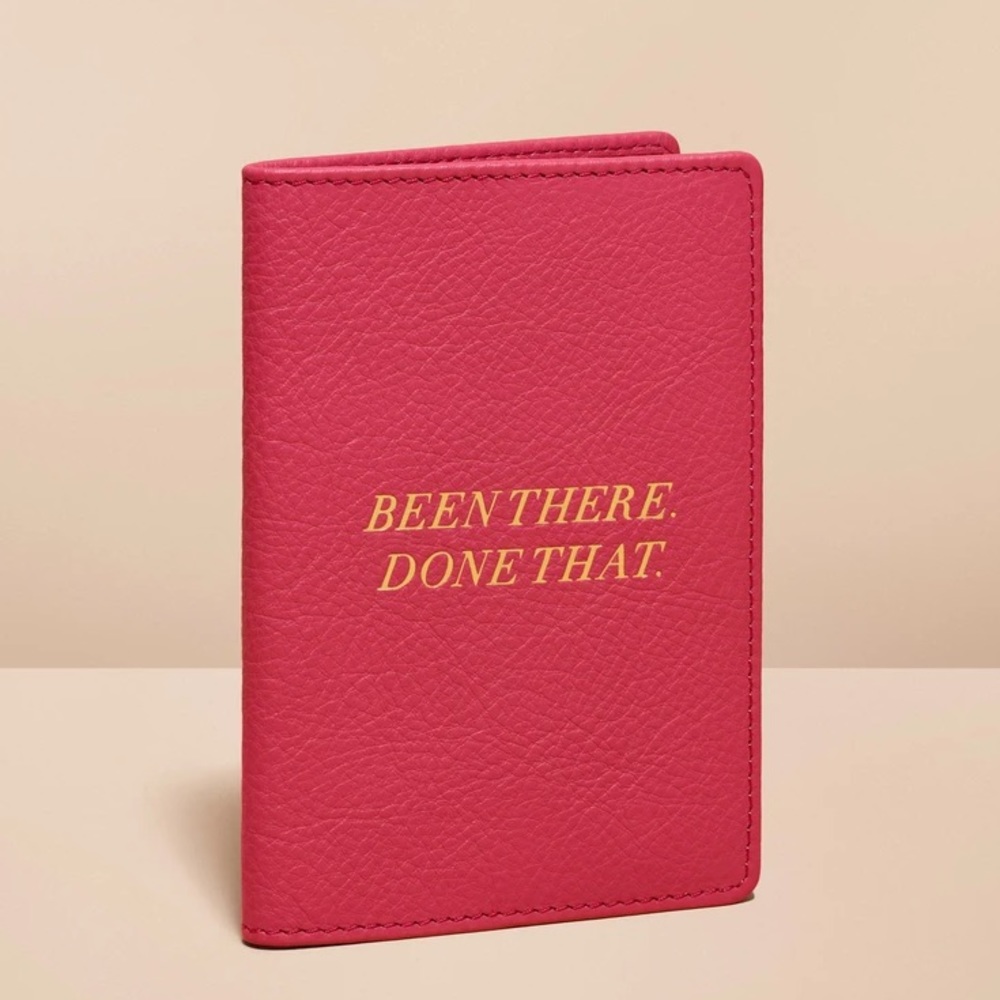 NWOT BEE + KIN Pink Passport Holder